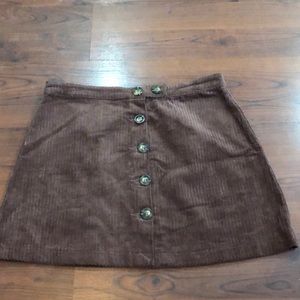 Rusty, brown skirt